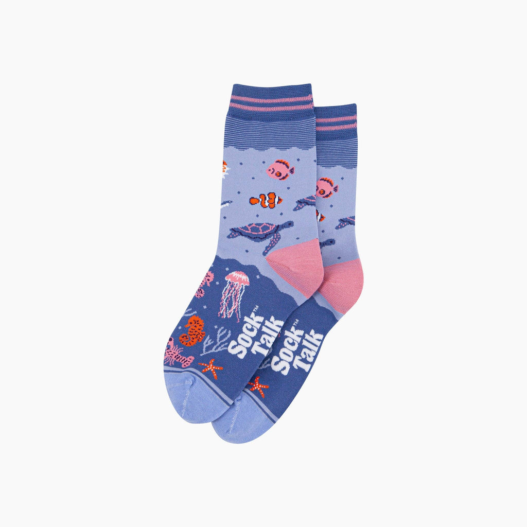 Under the Sea Bamboo Socks in Blue: UK 3-7 | EU 36-40 | US 5-9