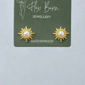 Tarnish Resistant Starburst Studs