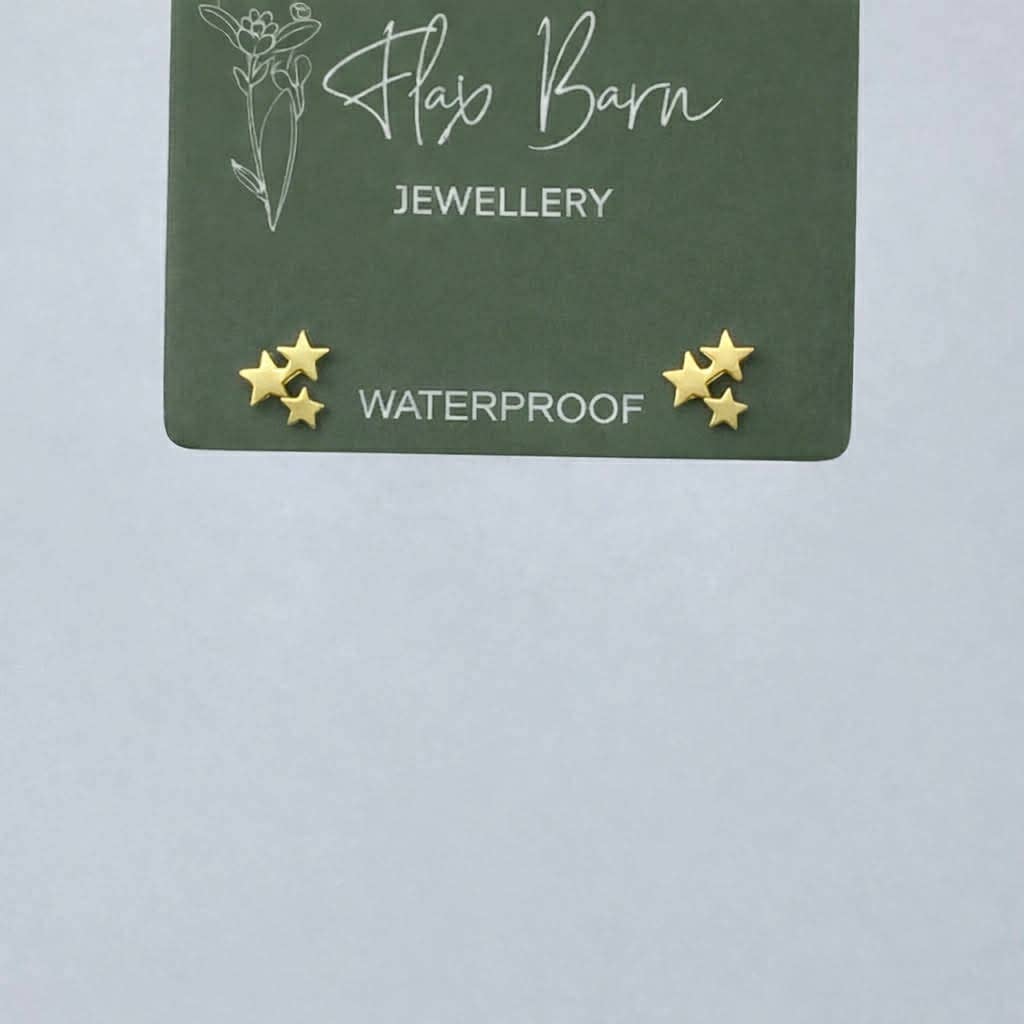 Tarnish Resistant Star Cluster Studs: Silver