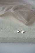 Gemini Star Stud Sterling Silver Earrings