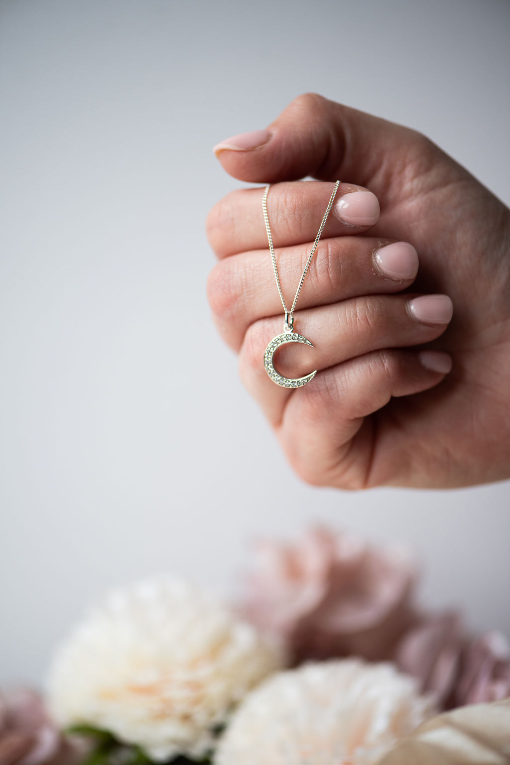 Moonglow Sterling Silver Necklace