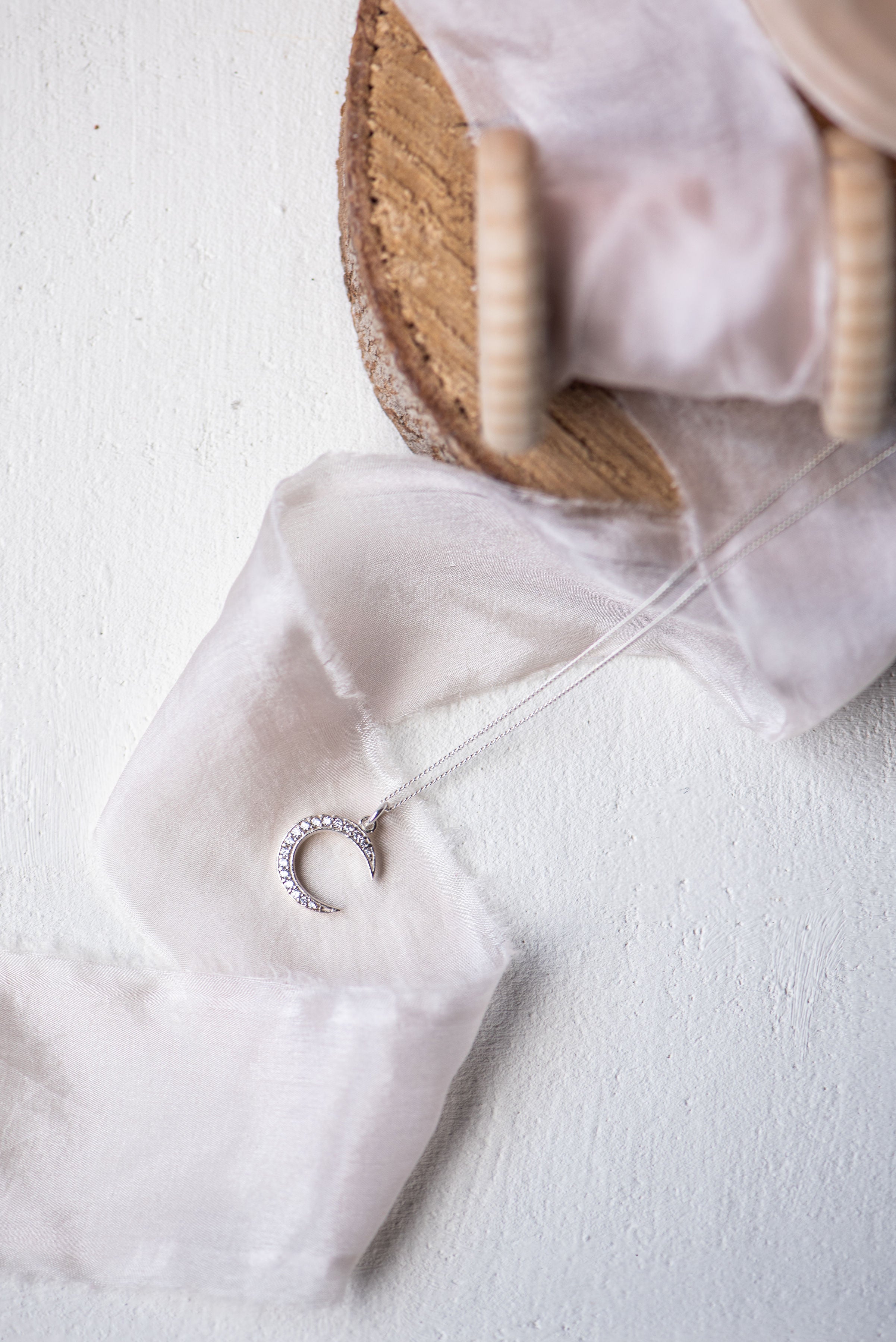 Moonglow Sterling Silver Necklace