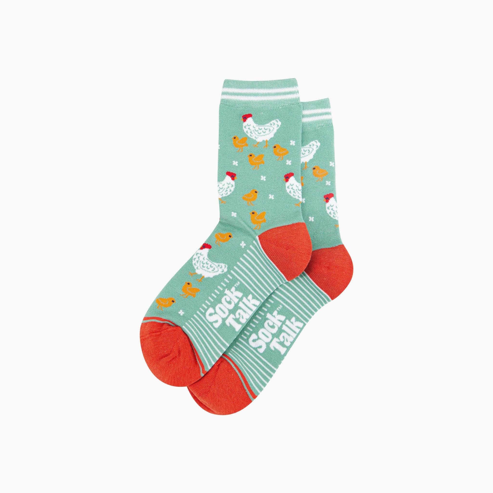Hens and Chicks Bamboo Socks in Green: UK 3-7 | EU 36-40 | US 5-9